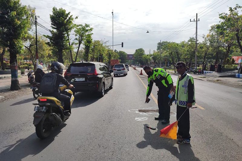 Sukarelawan Pengatur Lalu Lintas di Probolinggo Tewas Ditabrak Dump Truk