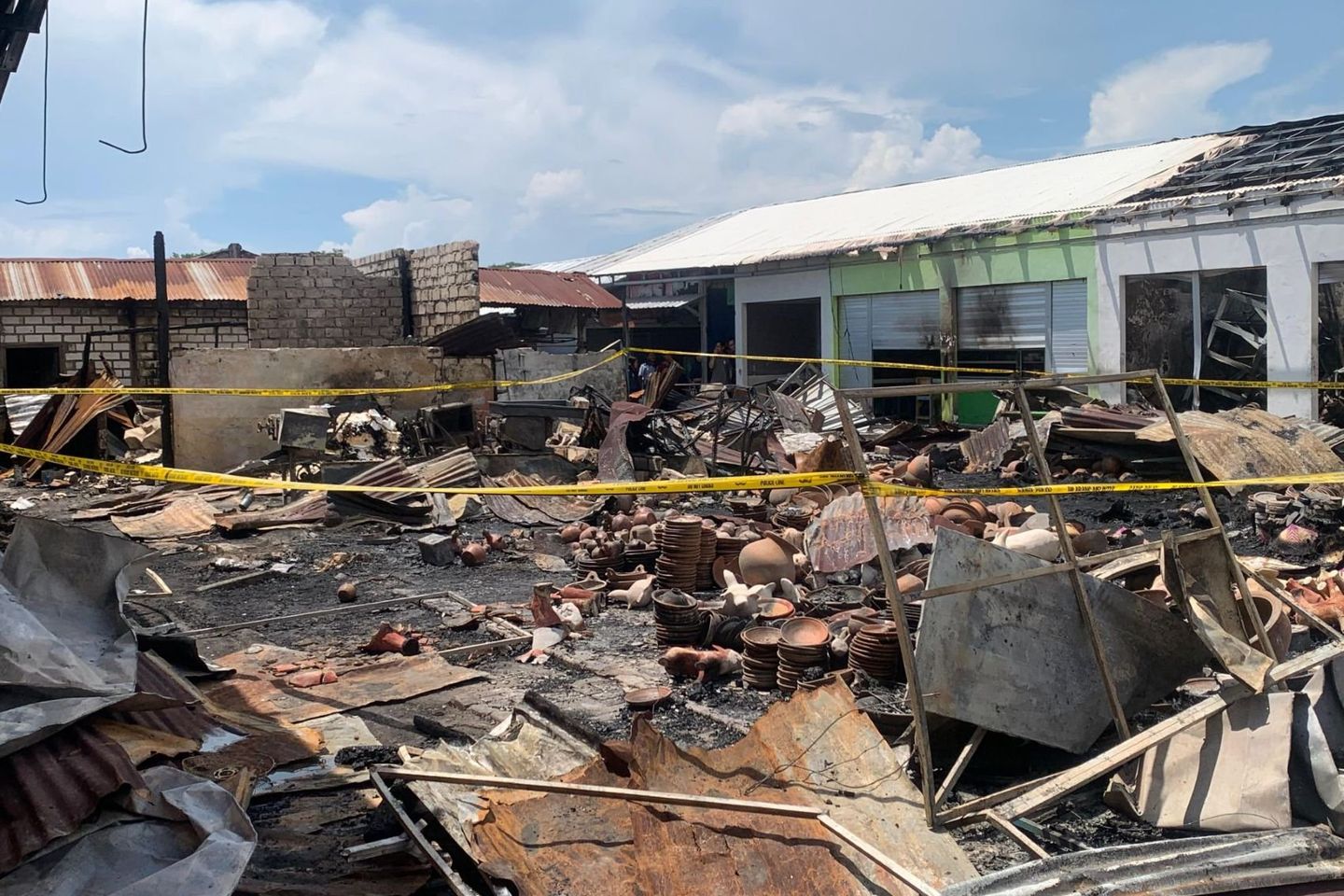 Puluhan Ruko Ludes Terbakar, Kerugian Kebakaran Pasar Baru Tuban Ditaksir Rp500 Juta