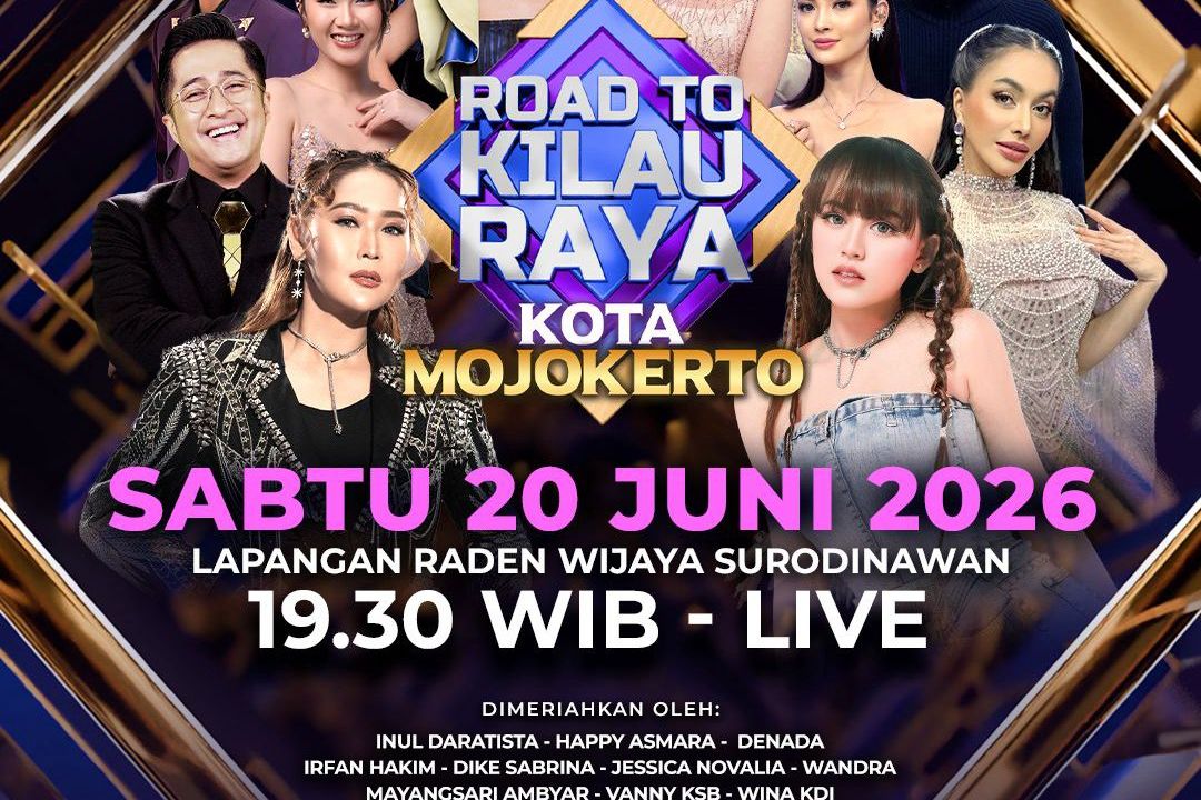 Road To Kilau Raya Meriahkan Mojokerto, Inul hingga Happy Asmara Tampil
