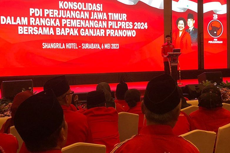 Ganjar Pranowo: Konsolidasi DPD PDIP Jatim Jadi Energi untuk Memenangkan Pemilu 2024
