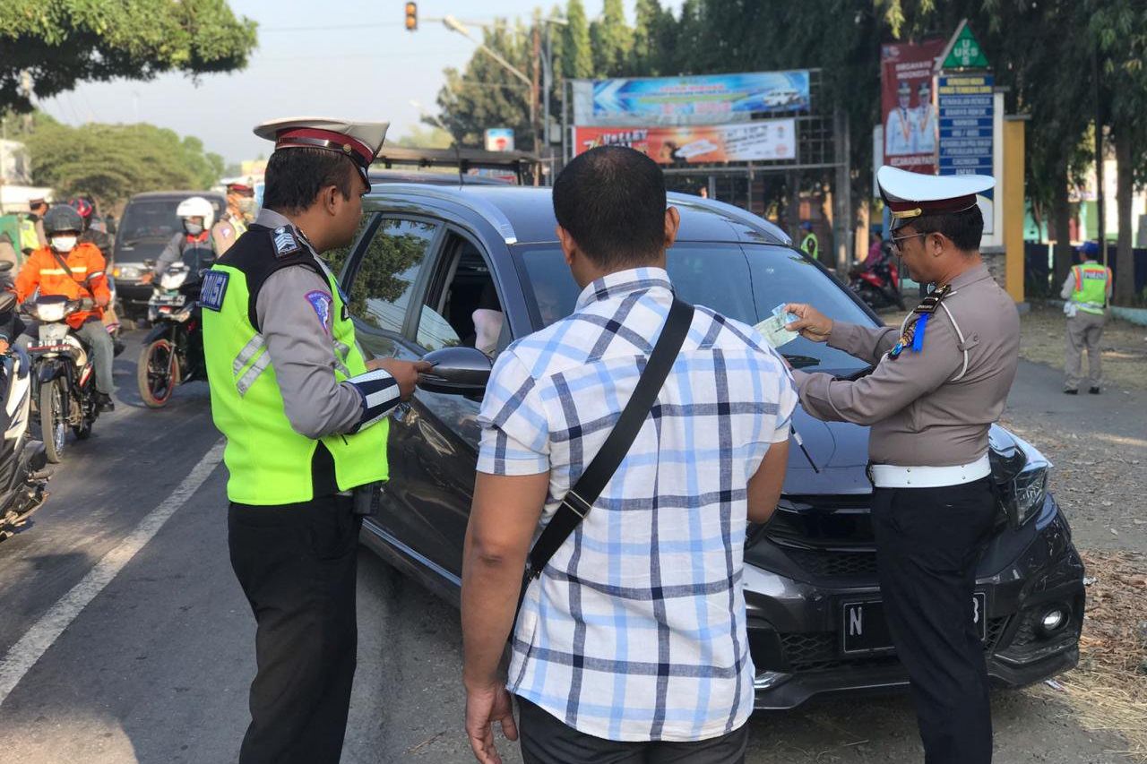 Jumlah Pelanggaran Berlalu Lintas di Probolinggo Turun