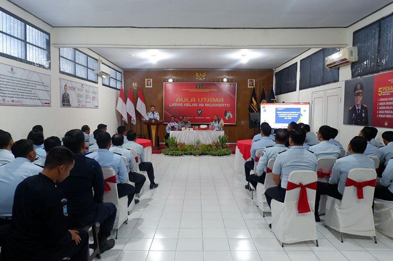 Kalapas Kelas IIB Mojokerto Tekankan Implementasi Kunci Pemasyarakatan Maju 3 Plus 1
