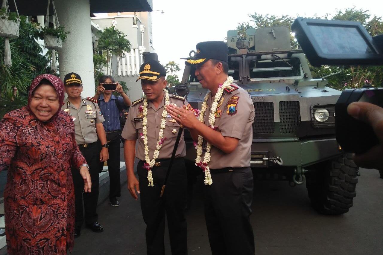 Lepas Sambut Kapolrestabes Surabaya, Risma Teringat Insiden Bom Gereja