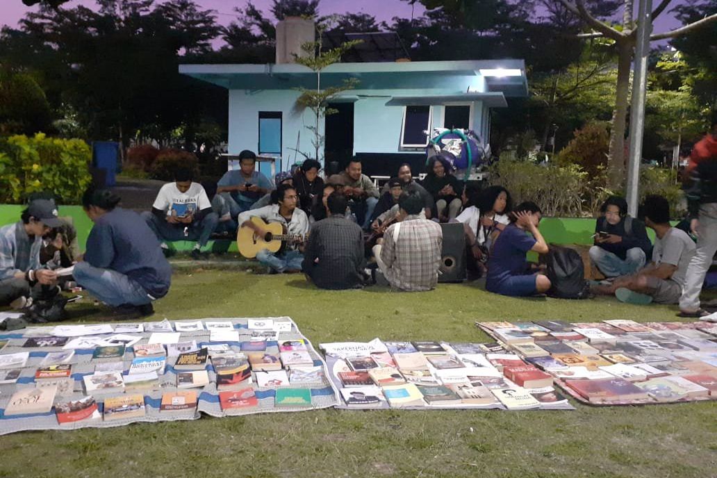 Perbanyak Literasi, Sejumlah Perguruan Tinggi Malang Gelar Lapak Baca