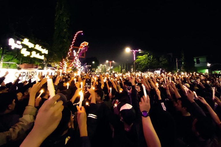 Gabungan Suporter di Mojokerto Tuntut Usut Tragedi dan Hentikan Kompetisi Malam