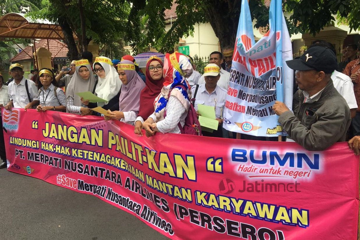 Karyawan Berharap Merpati Tetap Beroperasi