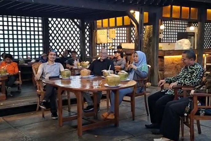 Ning Ita Gencar Viralkan Pembangunan Taman Bahari Majapahit Sebagai Icon Kota Mojokerto