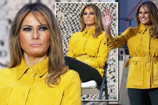 Intip Pakaian Melania Trump pada Boxing Day