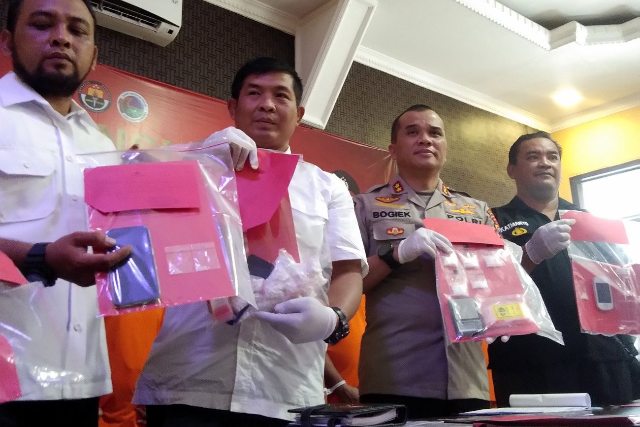 Polres Mojokerto Kota Ringkus Enam IRT, Diduga Edarkan Narkoba dari Lapas