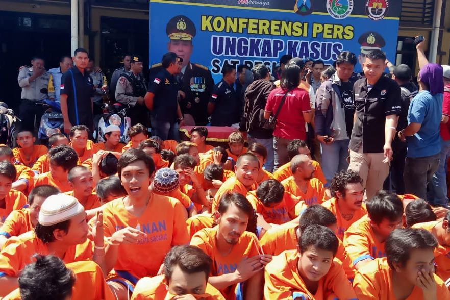 Polresta Sidoarjo Ungkap 70 Kasus Narkoba selama 40 Hari