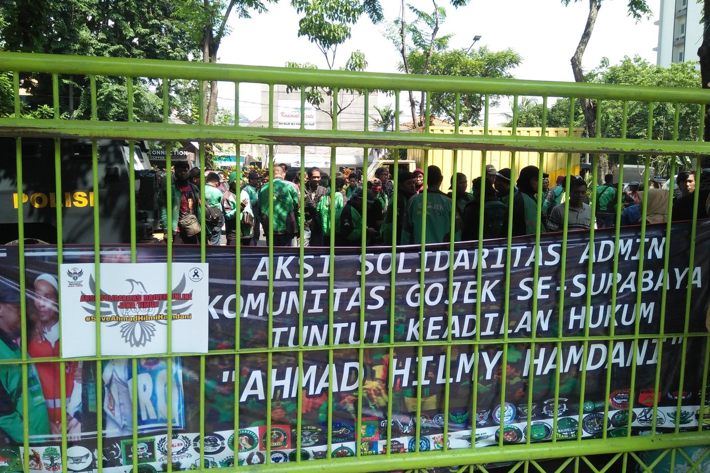 Pengemudi Ojek Online Minta Hakim Bebaskan Hilmi