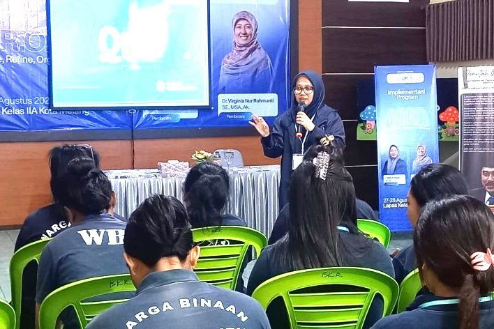 Warga Binaan Lapas Perempuan Malang Dilatih Jadi Pengusaha
