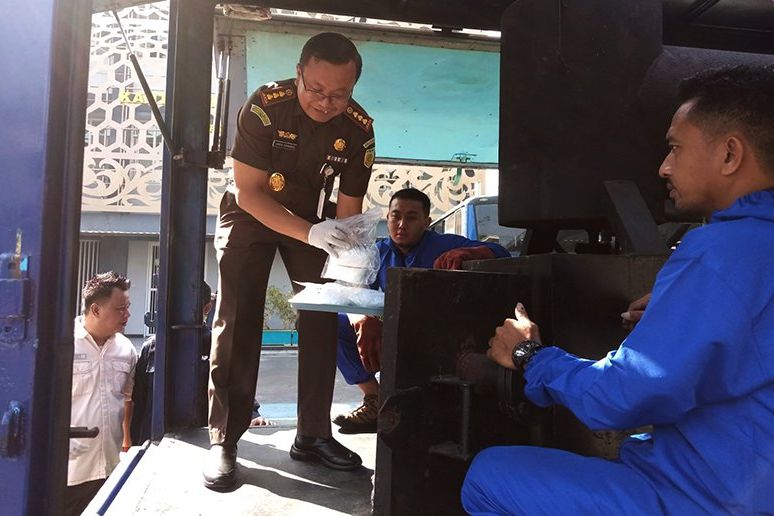 Kejari Surabaya Musnahkan Barang bukti 11,5 Kg Sabu-Sabu