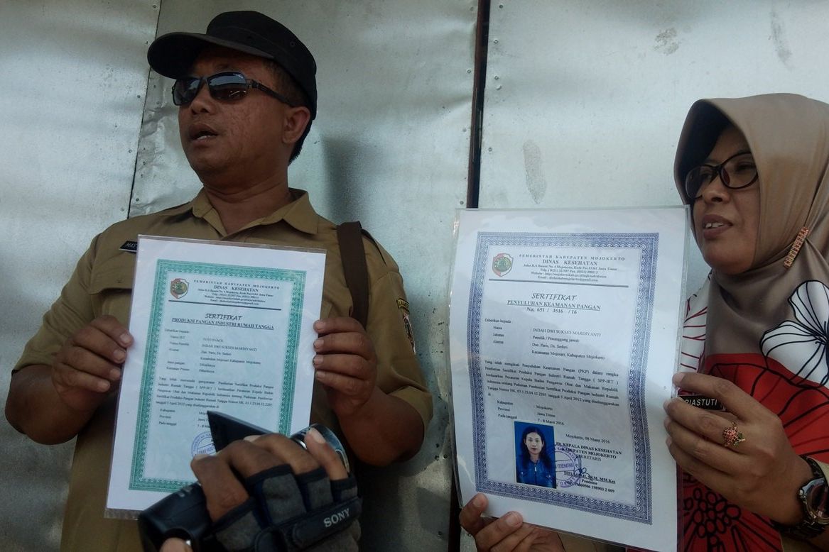 Dinkes Kabupaten Mojokerto Cabut Izin PIRT Produksi Cokelat Rumahan