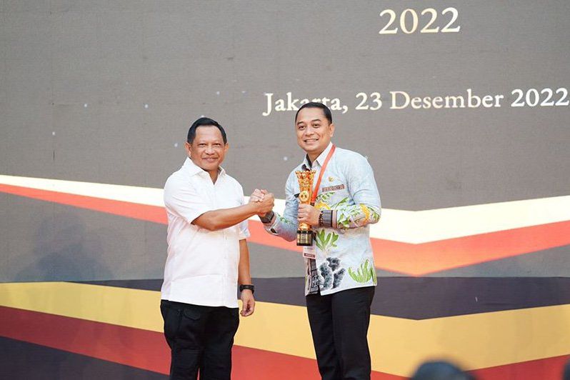 Kota Surabaya Dua Kali Berturut-turut Terima Penghargaan IGA, Ini Kata Walkot Eri Cahyadi