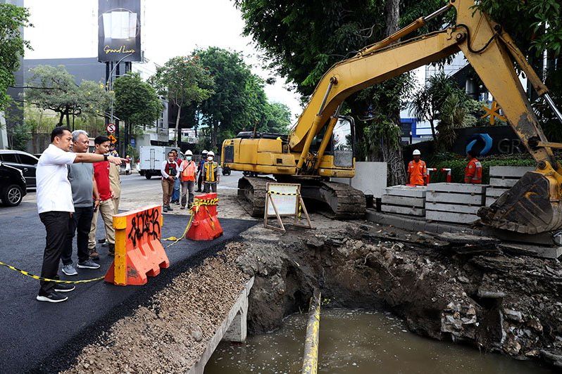 55 Titik Saluran dan Sodetan di Surabaya Ditargetkan November 2022 Tuntas