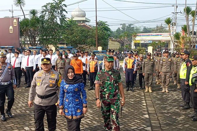 419 Personel Gabungan Disiapkan Polres Mojokerto Amankan Perayaan Idulfitri 1444 H.