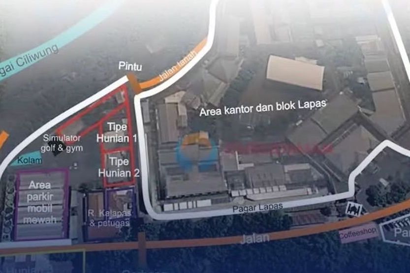 Celah Keamanan Terungkap di Belakang Lapas Cibinong