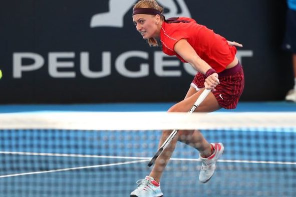 Kyrgios dan Kvitova Nyaris Terpeleset