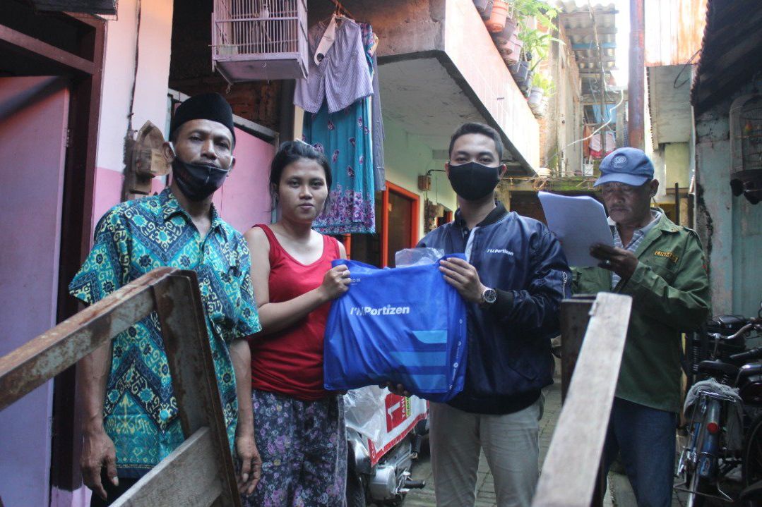 I'm Portizen Gelar Kegiatan Sosial kepada Mahasiswa Rantau Terdampak Pandemi
