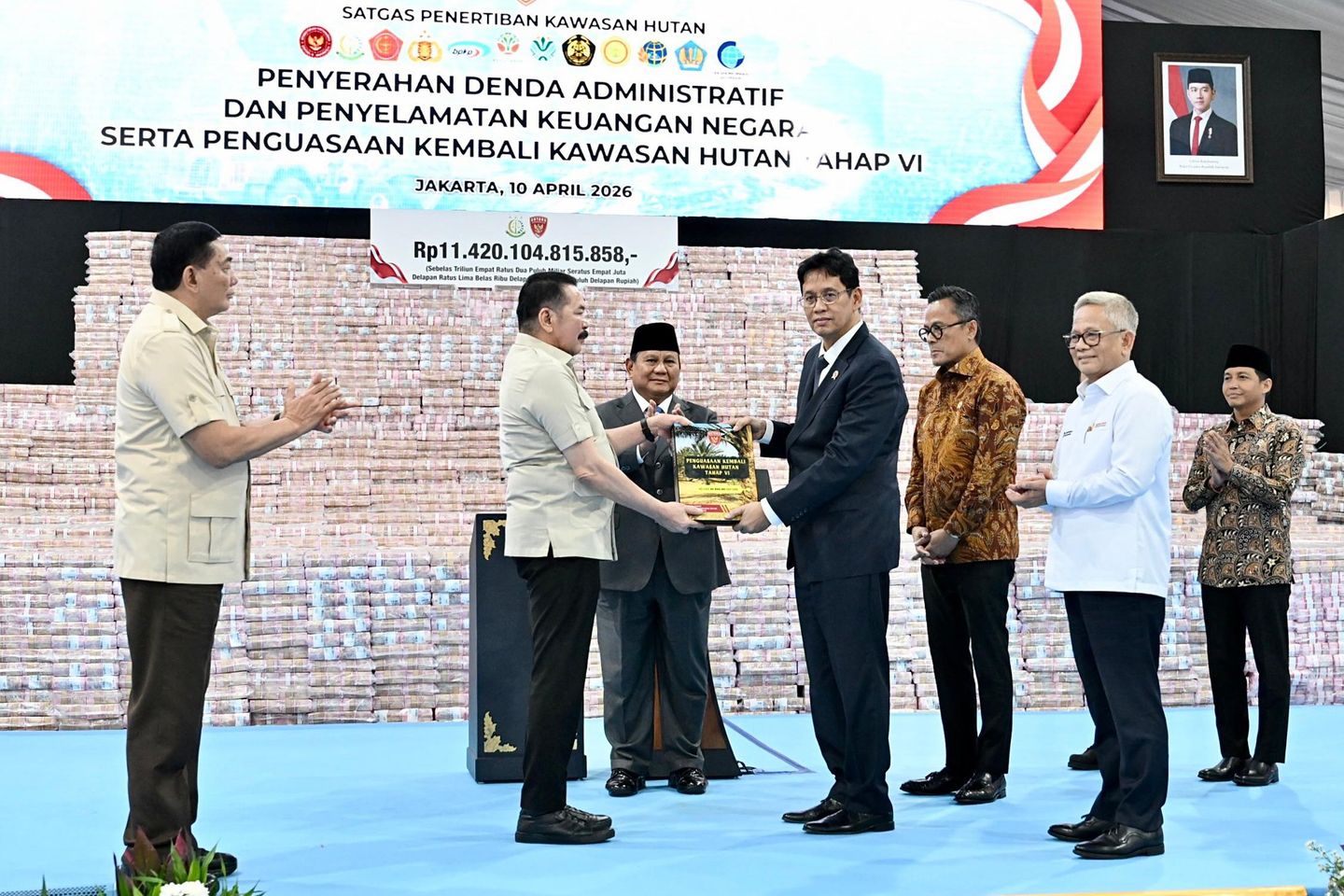 Selamatkan Uang Negara Rp11,4 Triliun, Presiden Prabowo Apresiasi Kinerja Satgas PKH