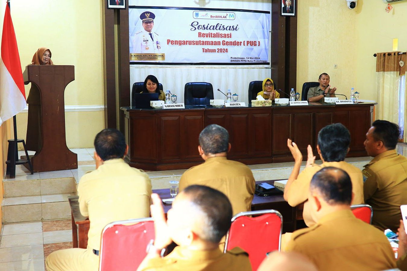 Tekan Kesenjangan, Dinsos PPPA Kota Probolinggo Sosialisasi Pengarusutamaan Gender