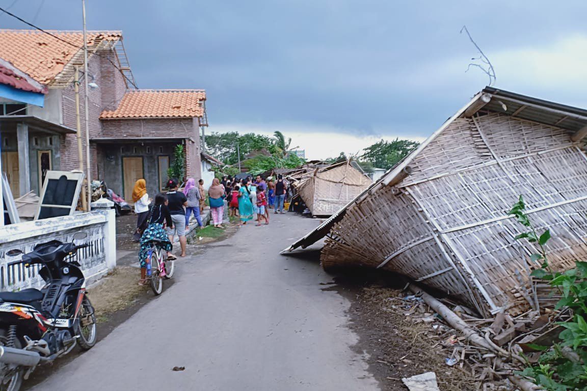 Puluhan Rumah di Pesisir Probolinggo Dihajar Puting Beliung