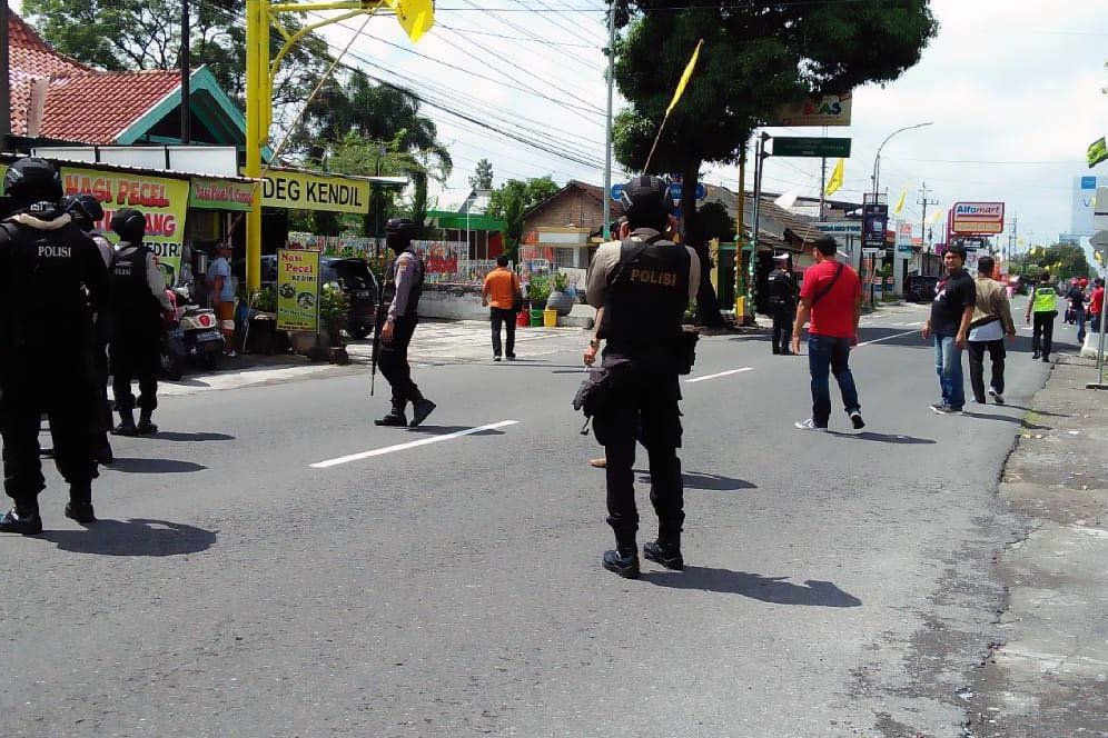 Polda DIY Gelar Rekonstruksi Aksi Teror di Sleman