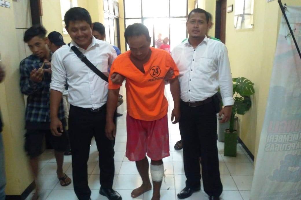Polres Situbondo Tembak Residivis Pencurian Sepeda Motor