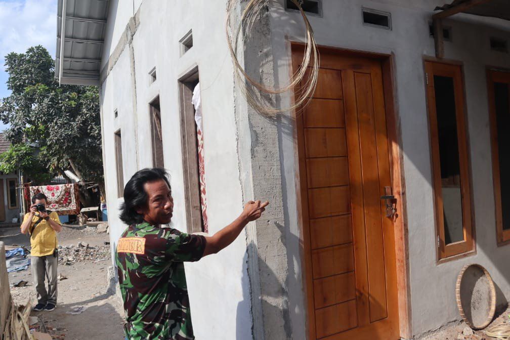 Menengok Pembangunan Rumah Tahan Gempa di Lombok