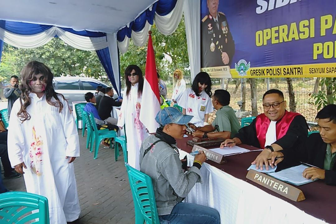 Empat Hantu Ikuti Sidang Tilang Operasi Patuh Semeru