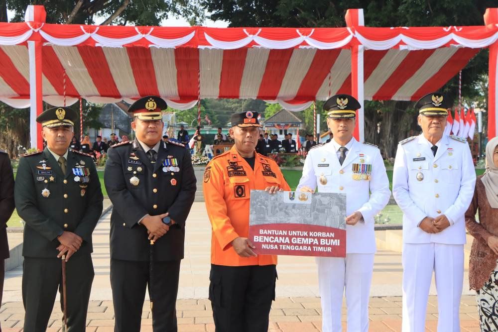 Peduli Korban Gempa NTT, Pemkab Tuban Kirim Bantuan Logistik