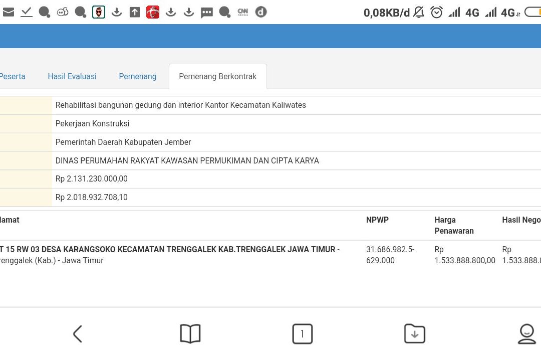 Kantor Kecamatan di Jember Ambruk, Camat Anggap Kucing Lewat