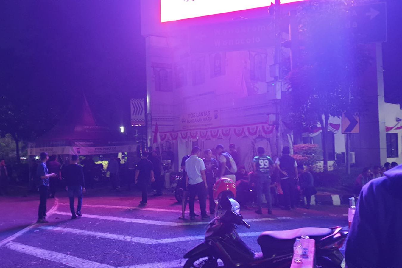Pos Polisi Margorejo Dilempar Benda Diduga Molotov, Ini Kata Saksi