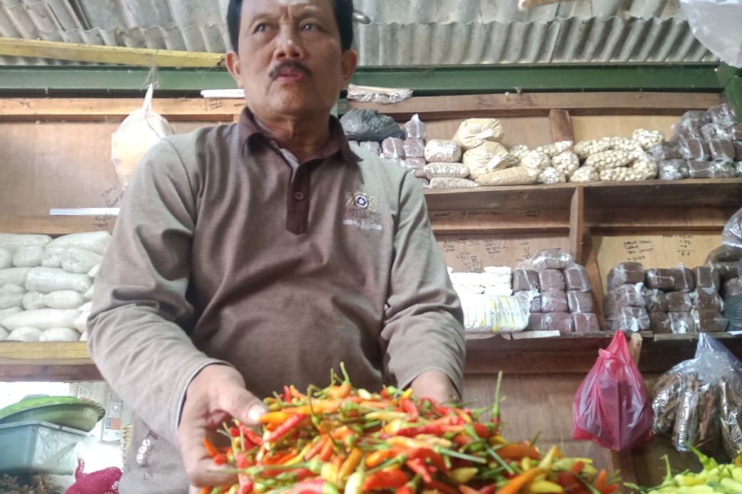 Jelang Natal, Harga Cabai Rawit Merangkak Naik di Pasar Tradisional Probolinggo