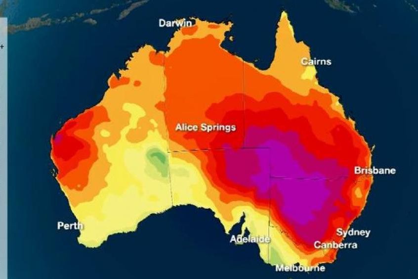 Benua Australia Dilanda Suhu Panas