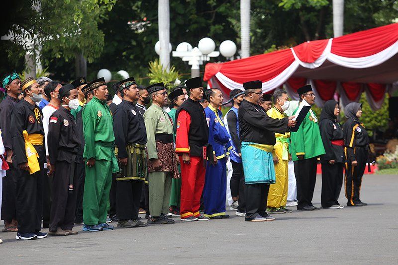 Hari Sumpah Pemuda, 38 Komunitas Perguruan Bela Diri Siap Jaga Surabaya