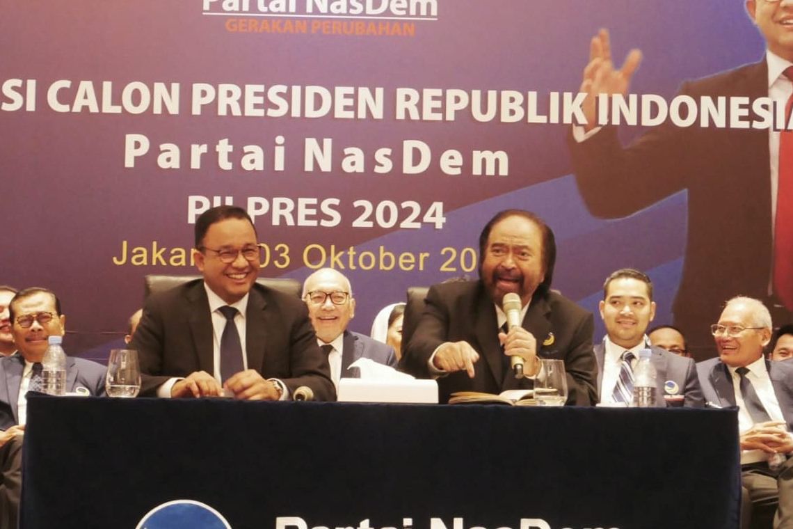 Diusung NasDem Sebagai Capres, Anies Baswedan Bebas Menentukan Cawapres