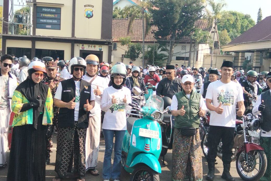 PCNU Kediri Buka Hari Santri dengan Touring Religi