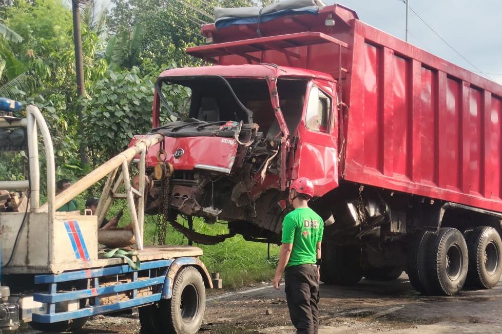 Rem Blong di Depan Pabrik, Kecelakaan Beruntun di Mojokerto Terjadi Lagi
