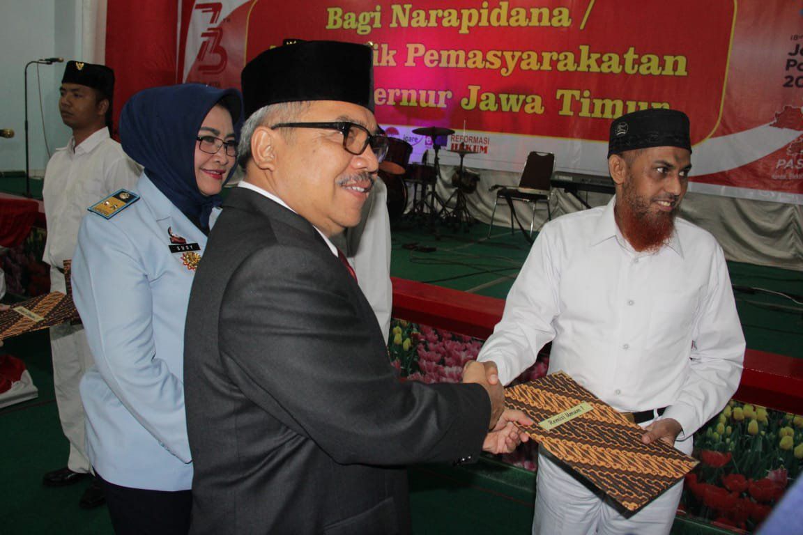 Kemenkumham Jatim Bagikan Remisi 9.275 WBP