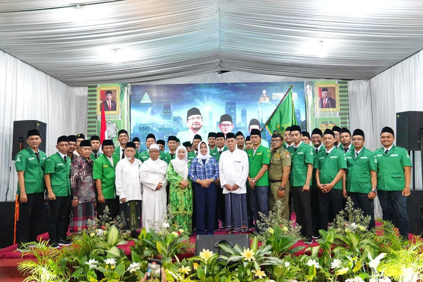 Hadiri Pelantikan GP Ansor Kota Mojokerto, Ning Ita: Pemuda Harus Berpartisipasi Membangun