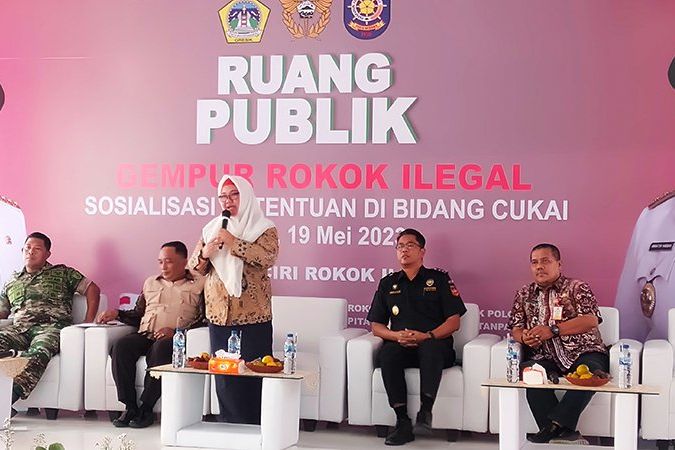 Komitmen Pemkab Gresik Gempur Rokok Ilegal, Satpol PP dan Bea Cukai Gresik Sosialisasikan Sanksi dan Aturannya