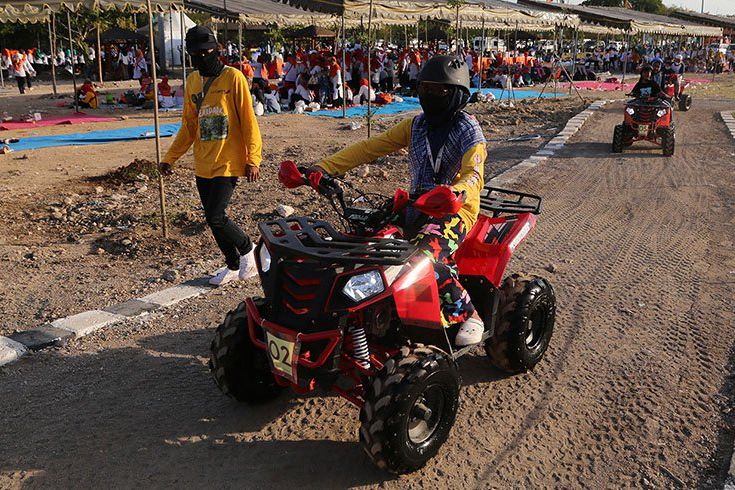 Seminggu di Buka, Pengunjung dan Omzet Adventure Land Romokalisari Meningkat Pesat