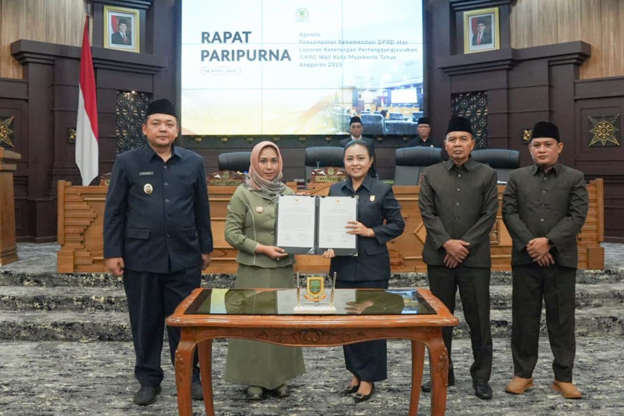 DPRD Beri Rekomendasi LKPJ 2025, Kinerja Pemkot Mojokerto Siap Dievaluasi