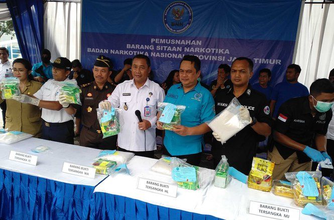 BNNP Jatim Selidiki Bungkus Teh Cina Jadi Kemasan Narkoba