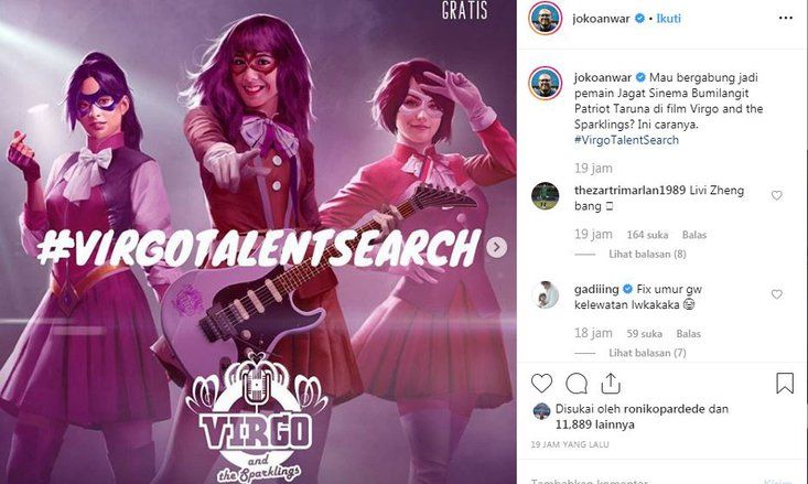 Setelah Gundala, Joko Anwar Berburu Pemeran di Film Virgo