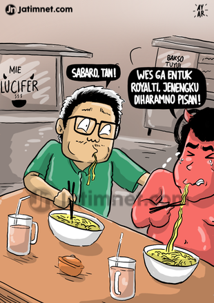 MUI Haramkan Makan dengan Setan