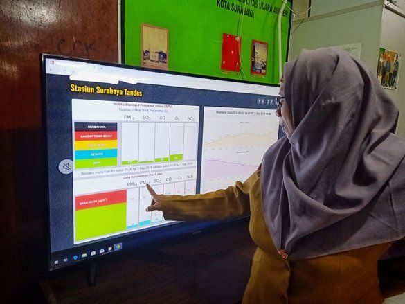 DLH Pasang Alat Pengukur Kualitas Udara di Tandes