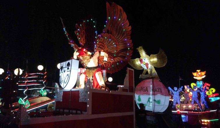 Semarak Lampion Meriahkan Peringatan Hari Lahir Pancasila di Blitar